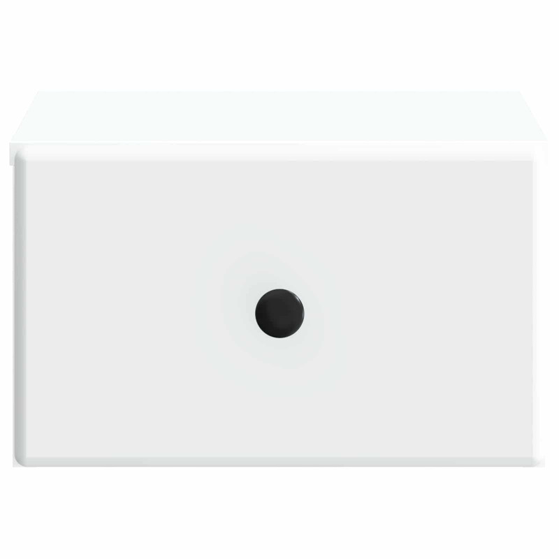 Wisząca Szafka Nocna z szufladą 2 pcs Biały 34,5 x 33 x 20 cm