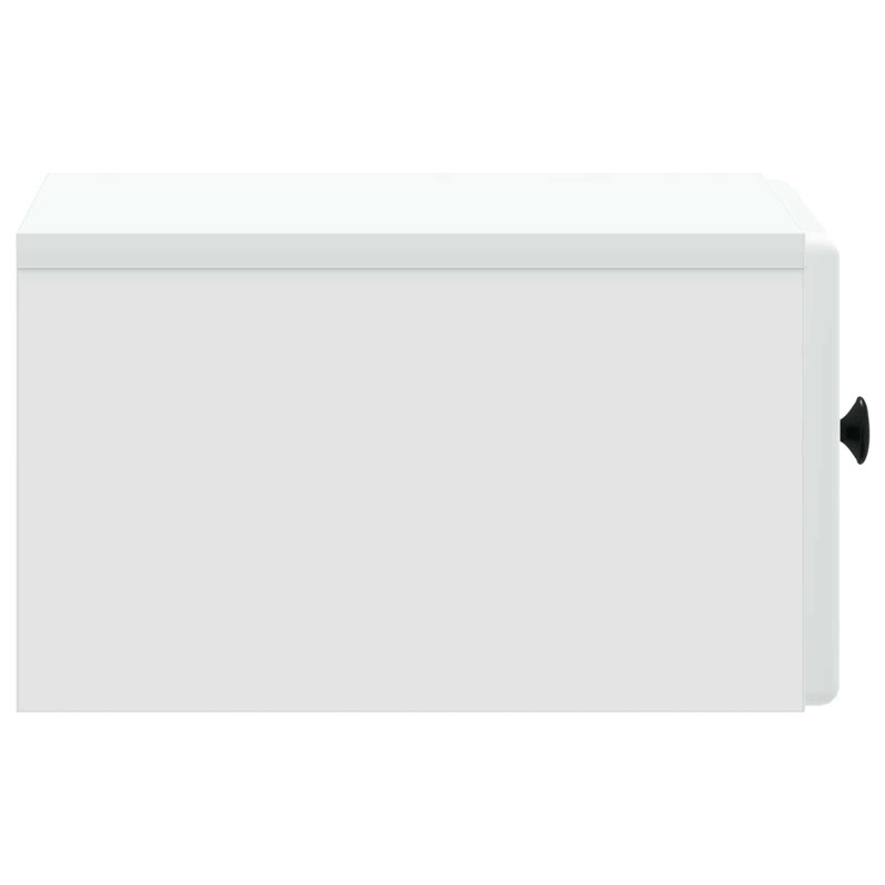 Wisząca Szafka Nocna z szufladą 2 pcs Biały 34,5 x 33 x 20 cm