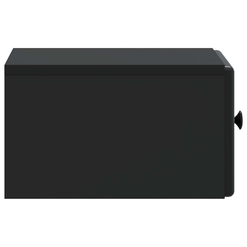 Wisząca Szafka Nocna z szufladą 2 pcs Czarny 34,5 x 33 x 20 cm