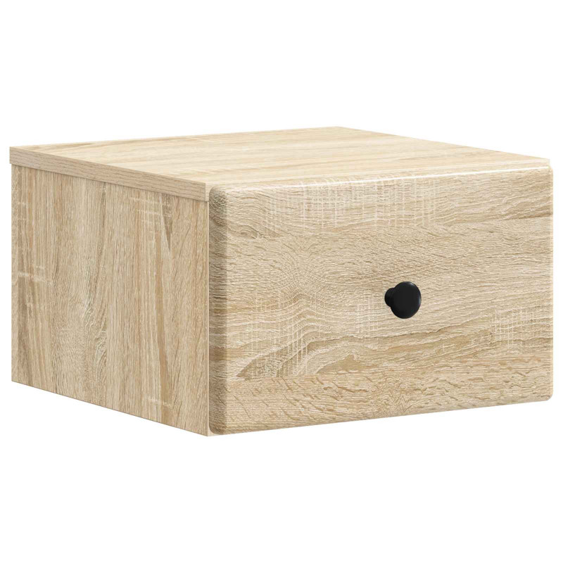 Wisząca Szafka Nocna 2 pcs dąb Sonoma 34,5 x 33 x 20 cm