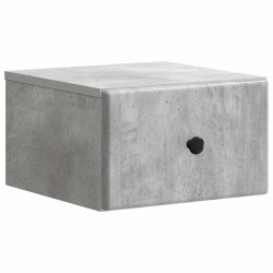 Wisząca Szafka Nocna Betonowy szary 34,5 x 33 x 20 cm