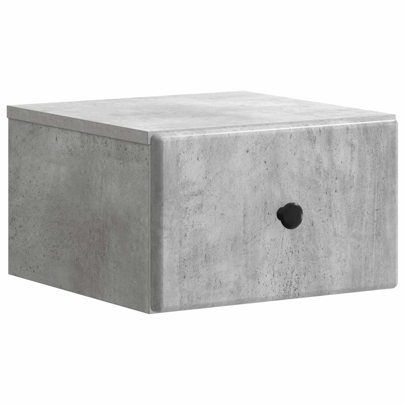 Wisząca Szafka Nocna Betonowy szary 34,5 x 33 x 20 cm