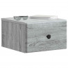 Wisząca Szafka Nocna 2 pcs Szary Sonoma 34,5 x 33 x 20 cm