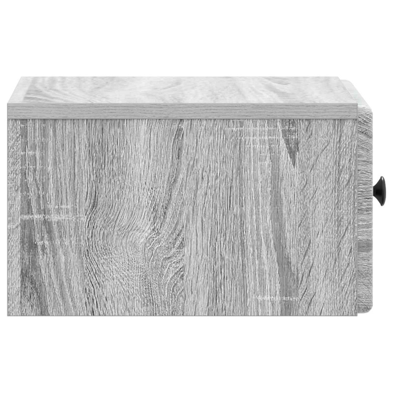 Wisząca Szafka Nocna 2 pcs Szary Sonoma 34,5 x 33 x 20 cm