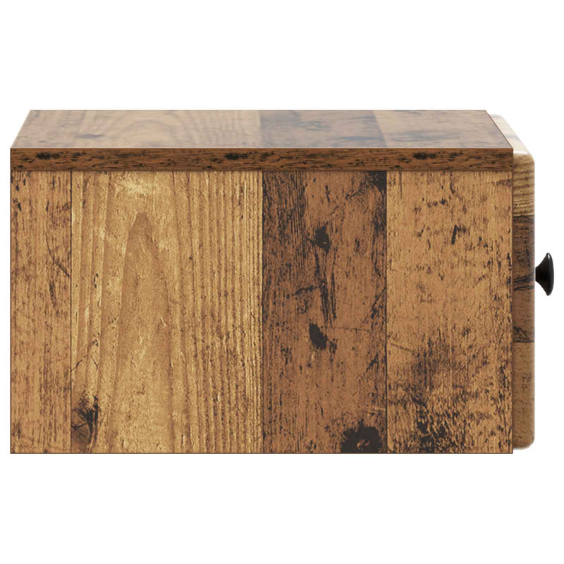 Wisząca Szafka Nocna 2 pcs Stare drewno 34,5 x 33 x 20 cm