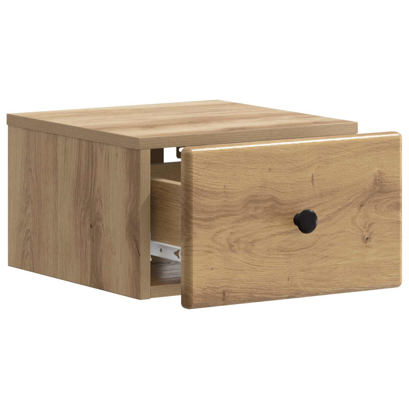 Wisząca Szafka Nocna 2 pcs Dąb artisan 34,5 x 33 x 20 cm