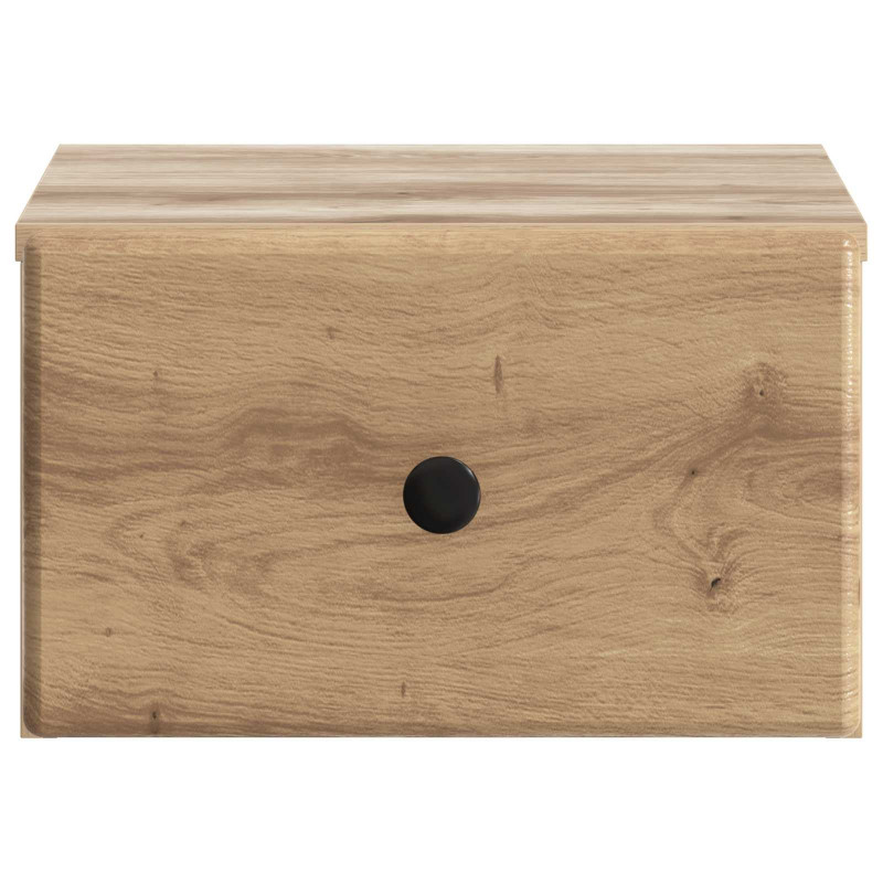 Wisząca Szafka Nocna 2 pcs Dąb artisan 34,5 x 33 x 20 cm