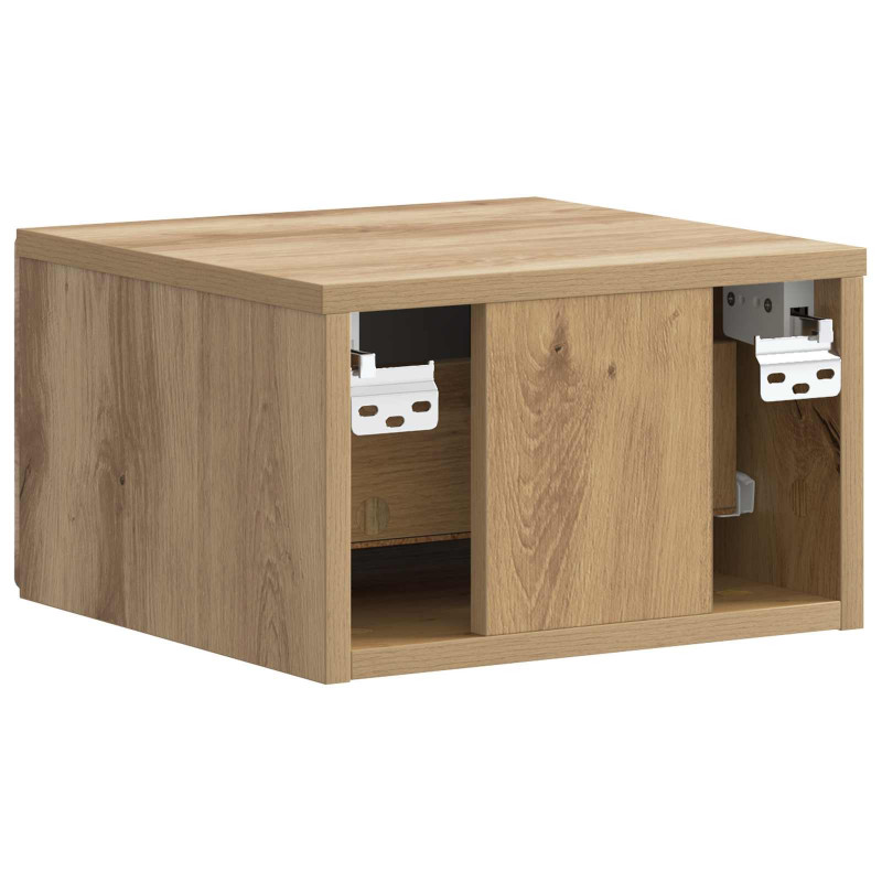 Wisząca Szafka Nocna 2 pcs Dąb artisan 34,5 x 33 x 20 cm