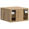 Wisząca Szafka Nocna 2 pcs Dąb artisan 34,5 x 33 x 20 cm