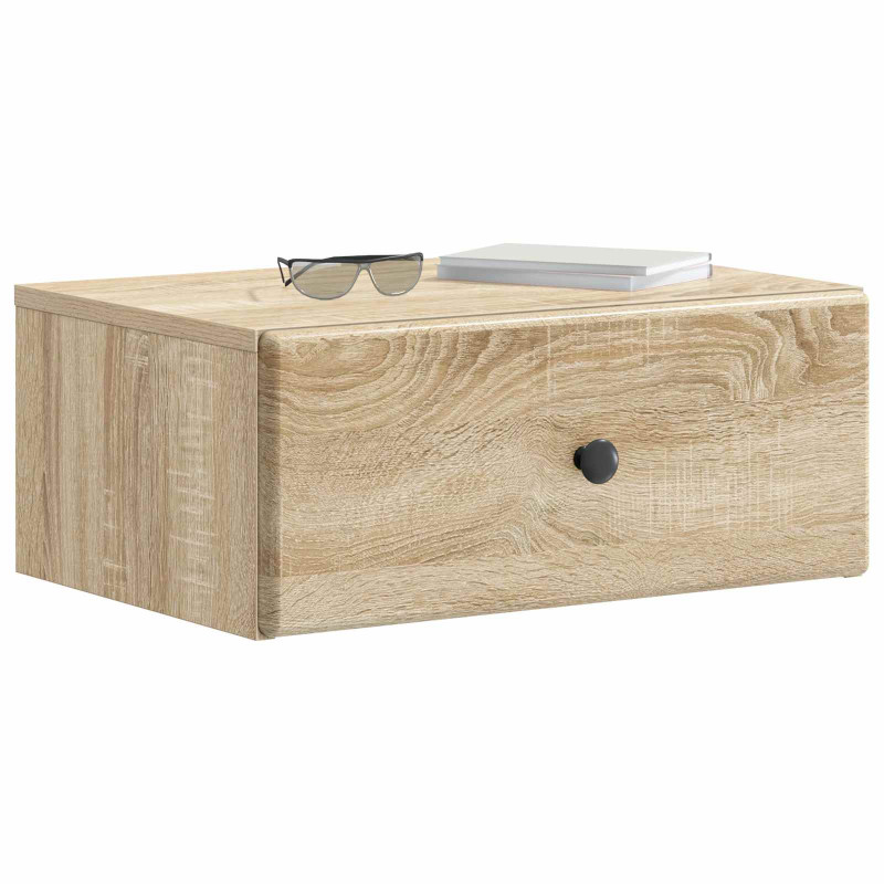Wisząca Szafka Nocna 2 pcs dąb Sonoma 49 x 34,5 x 20 cm
