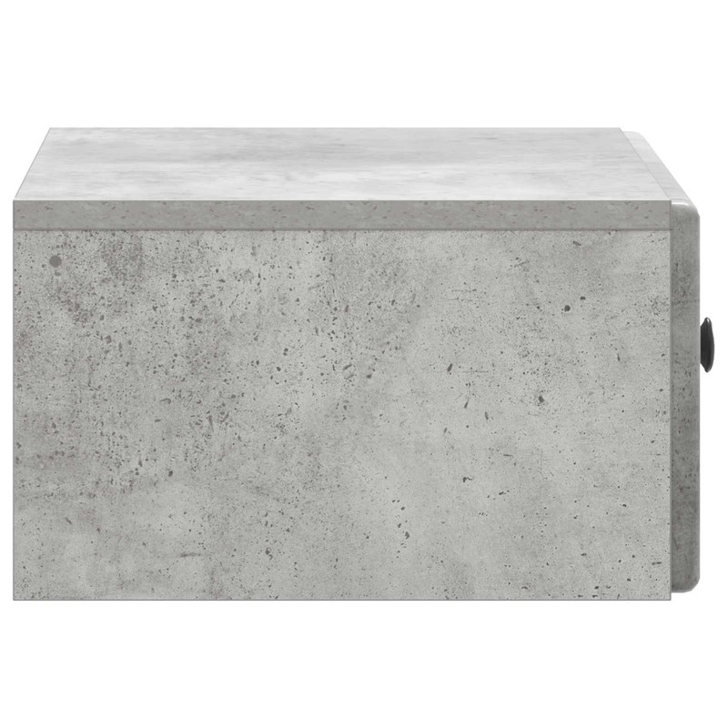Wisząca Szafka Nocna Betonowy szary 49 x 34,5 x 20 cm