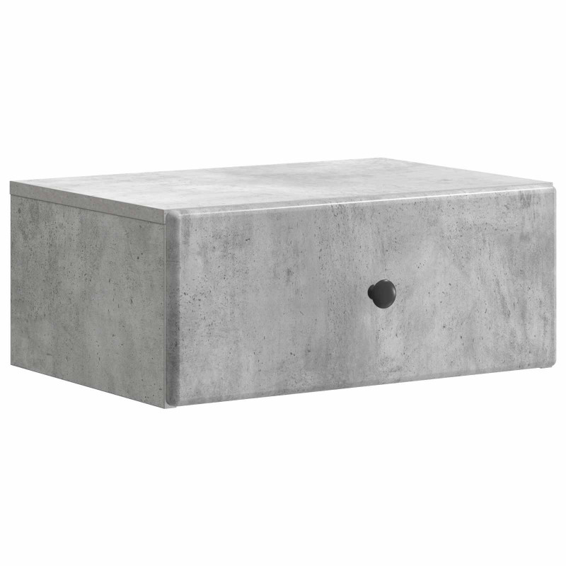 Wisząca Szafka Nocna 2 pcs Betonowy szary 49 x 34,5 x 20 cm