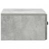 Wisząca Szafka Nocna 2 pcs Betonowy szary 49 x 34,5 x 20 cm