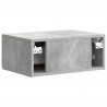 Wisząca Szafka Nocna 2 pcs Betonowy szary 49 x 34,5 x 20 cm