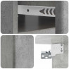 Wisząca Szafka Nocna 2 pcs Betonowy szary 49 x 34,5 x 20 cm