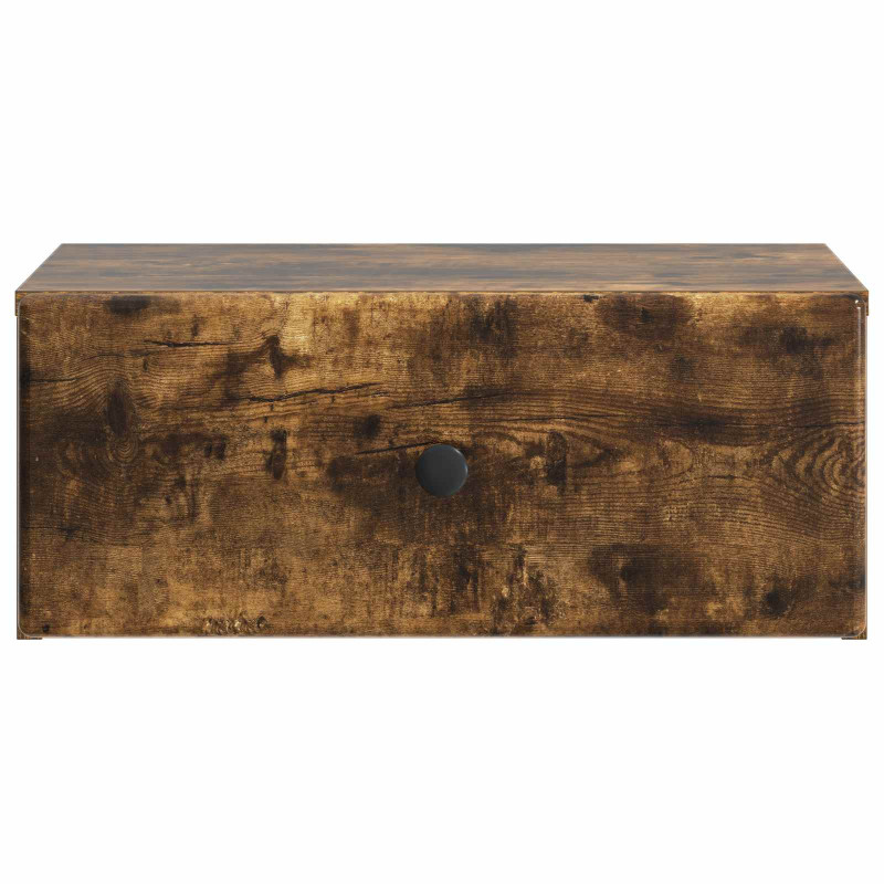 Wisząca Szafka Nocna z szufladą Dąb wędzony 49 x 34,5 x 20 cm