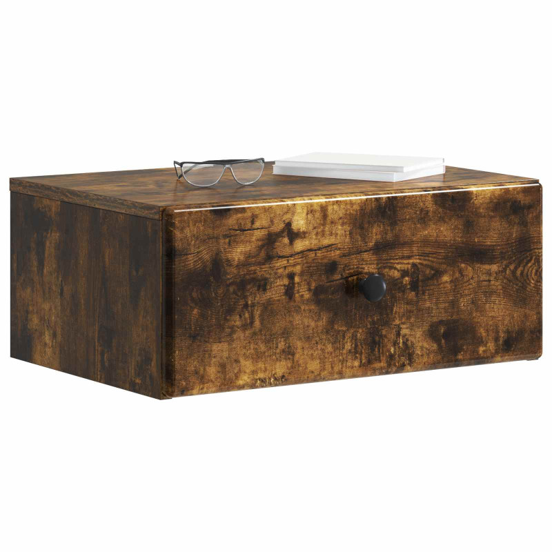 Wisząca Szafka Nocna 2 pcs Dąb wędzony 49 x 34,5 x 20 cm