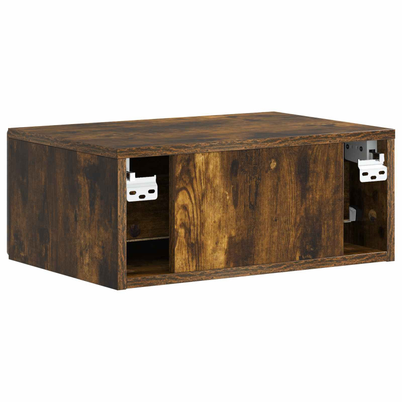 Wisząca Szafka Nocna 2 pcs Dąb wędzony 49 x 34,5 x 20 cm
