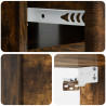 Wisząca Szafka Nocna 2 pcs Dąb wędzony 49 x 34,5 x 20 cm
