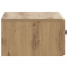 Wisząca Szafka Nocna 2 pcs Dąb artisan 49 x 34,5 x 20 cm