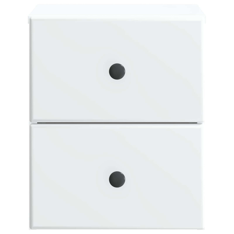 Wisząca Szafka Nocna z szufladą 2 pcs Biały 34,5 x 33 x 40 cm
