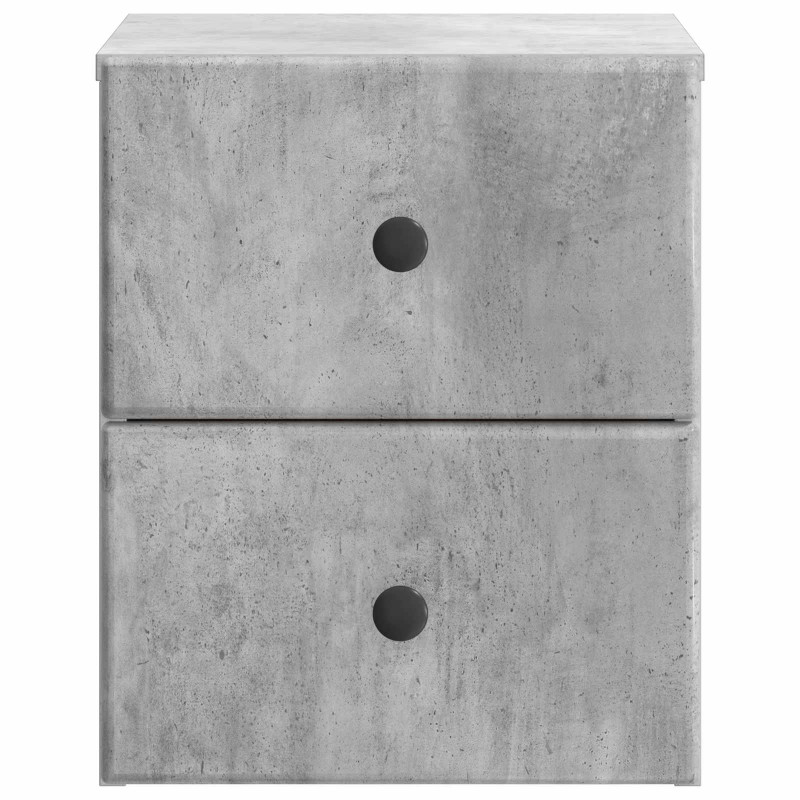 Wisząca Szafka Nocna 2 pcs Betonowy szary 34,5 x 33 x 40 cm