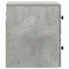 Wisząca Szafka Nocna 2 pcs Betonowy szary 34,5 x 33 x 40 cm