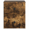 Wisząca Szafka Nocna 2 pcs Dąb wędzony 34,5 x 33 x 40 cm