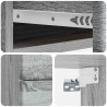 Wisząca Szafka Nocna 2 pcs Szary Sonoma 34,5 x 33 x 40 cm