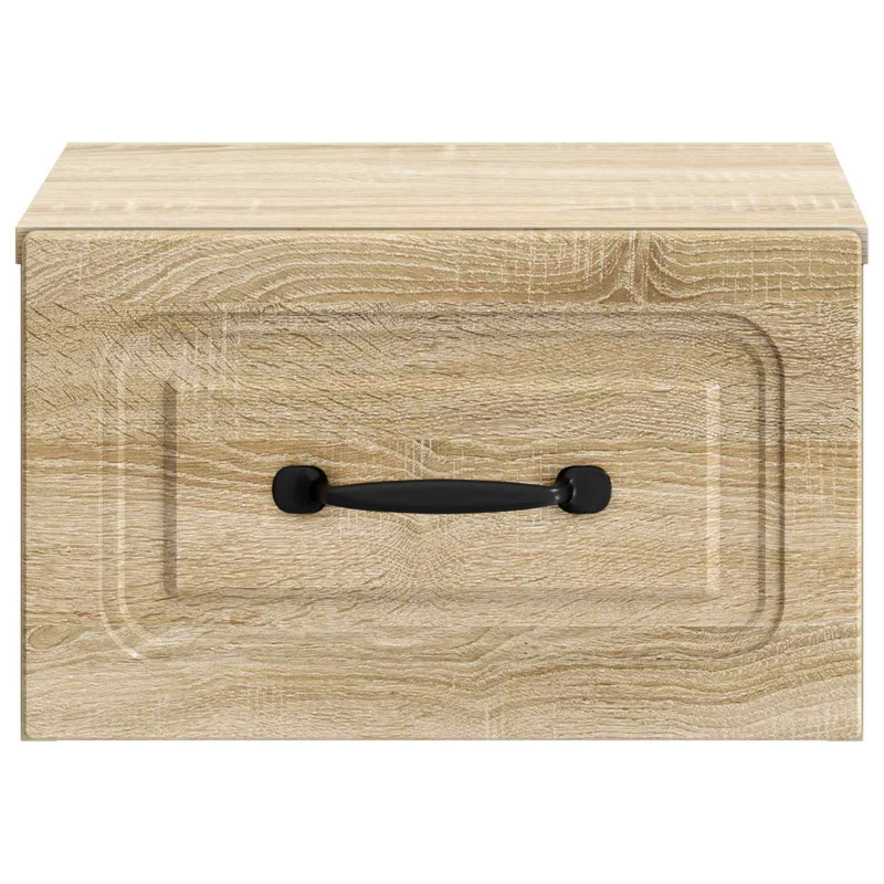 Wisząca Szafka Nocna 2 pcs dąb Sonoma 34,5 x 33 x 20 cm