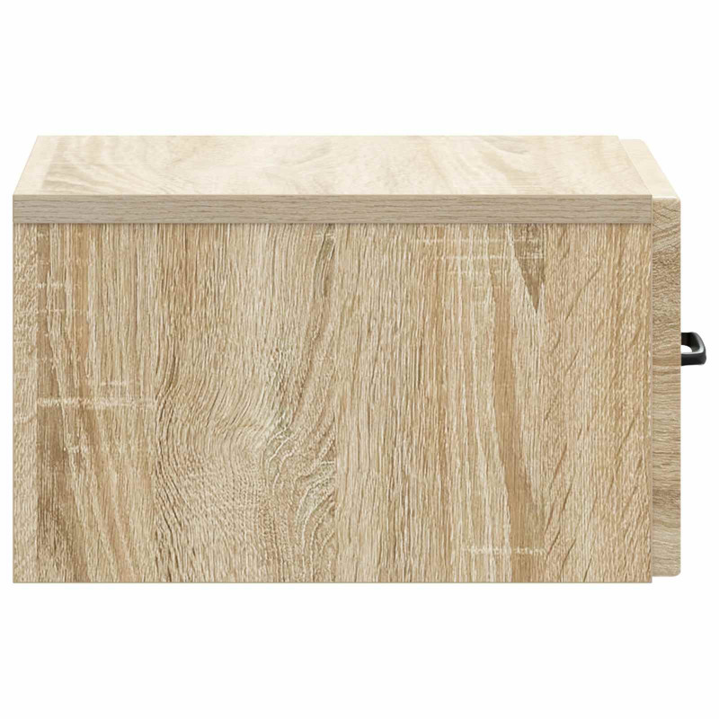 Wisząca Szafka Nocna 2 pcs dąb Sonoma 34,5 x 33 x 20 cm