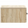 Wisząca Szafka Nocna 2 pcs dąb Sonoma 34,5 x 33 x 20 cm