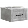 Wisząca Szafka Nocna 2 pcs Betonowy szary 34,5 x 33 x 20 cm