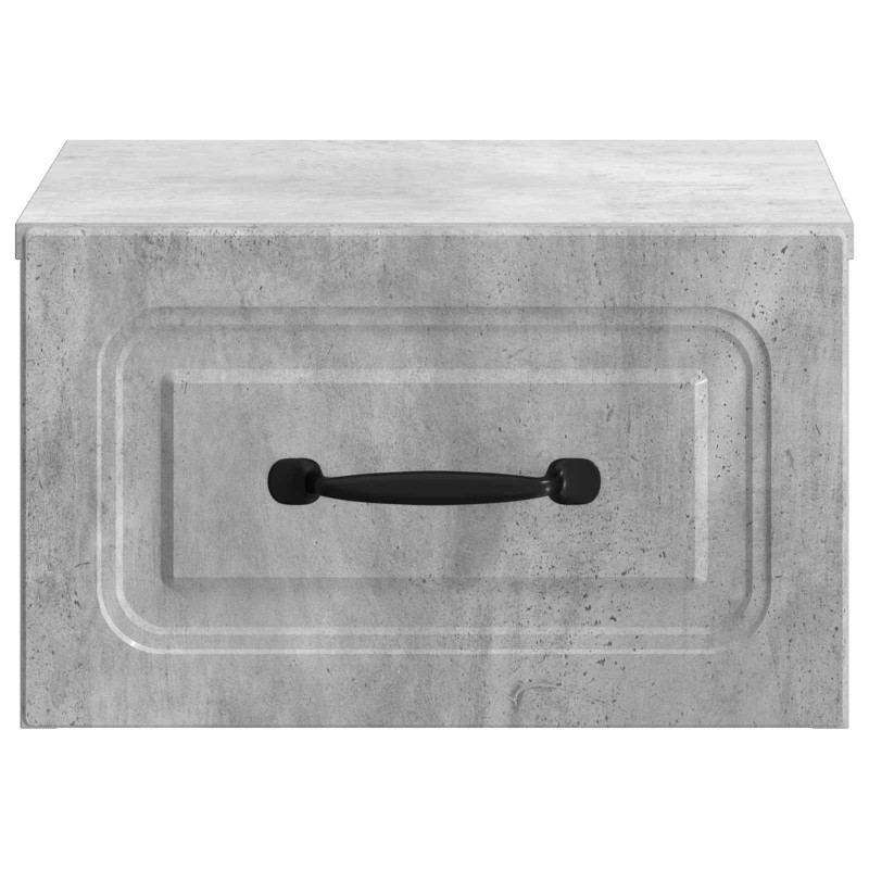 Wisząca Szafka Nocna 2 pcs Betonowy szary 34,5 x 33 x 20 cm