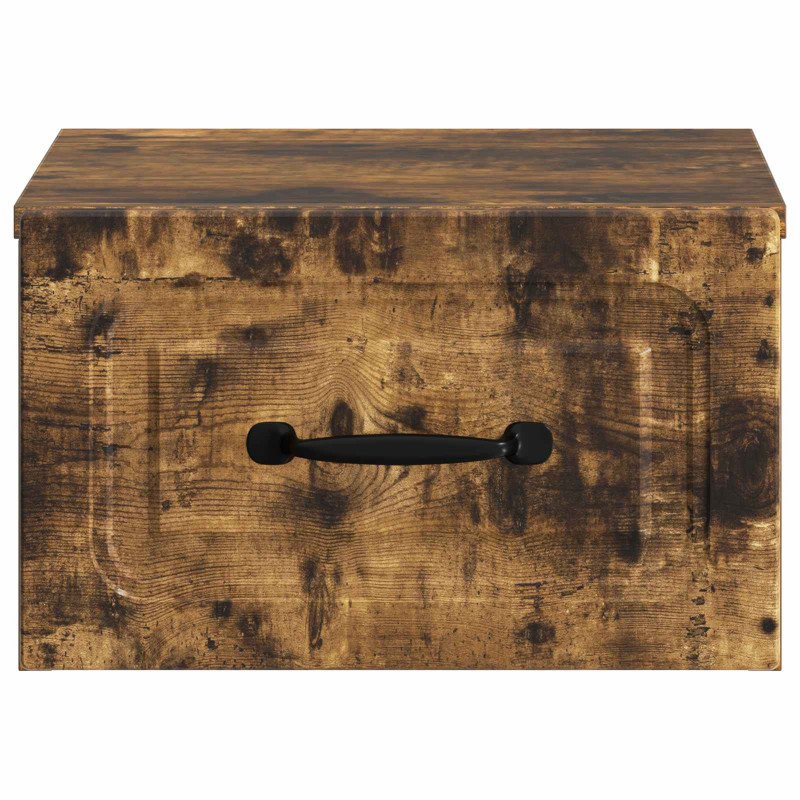 Wisząca Szafka Nocna 2 pcs Dąb wędzony 34,5 x 33 x 20 cm