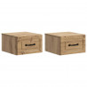 Wisząca Szafka Nocna 2 pcs Dąb artisan 34,5 x 33 x 20 cm