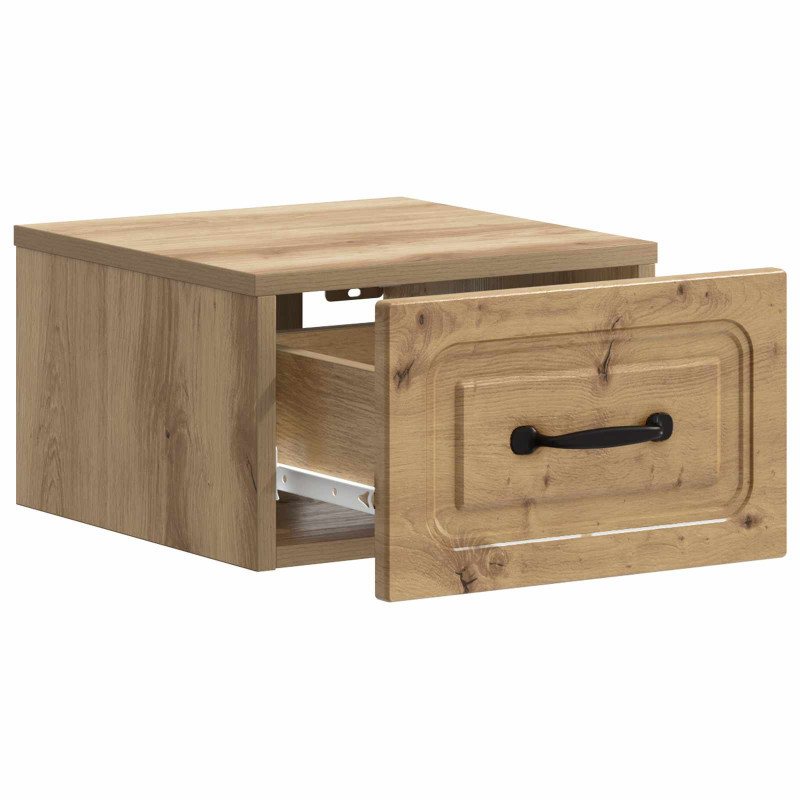 Wisząca Szafka Nocna 2 pcs Dąb artisan 34,5 x 33 x 20 cm