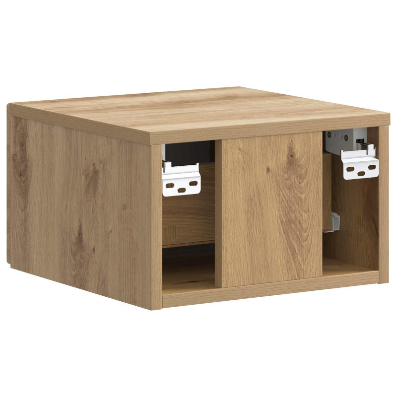 Wisząca Szafka Nocna 2 pcs Dąb artisan 34,5 x 33 x 20 cm