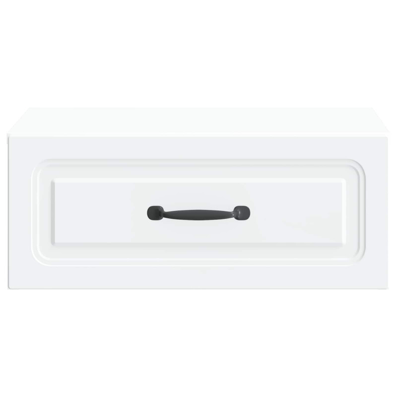 Wisząca Szafka Nocna z szufladą 2 pcs Biały 49 x 34,5 x 20 cm