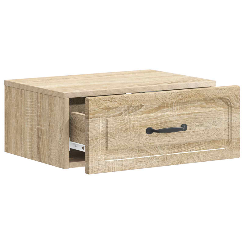 Wisząca Szafka Nocna 2 pcs dąb Sonoma 49 x 34,5 x 20 cm