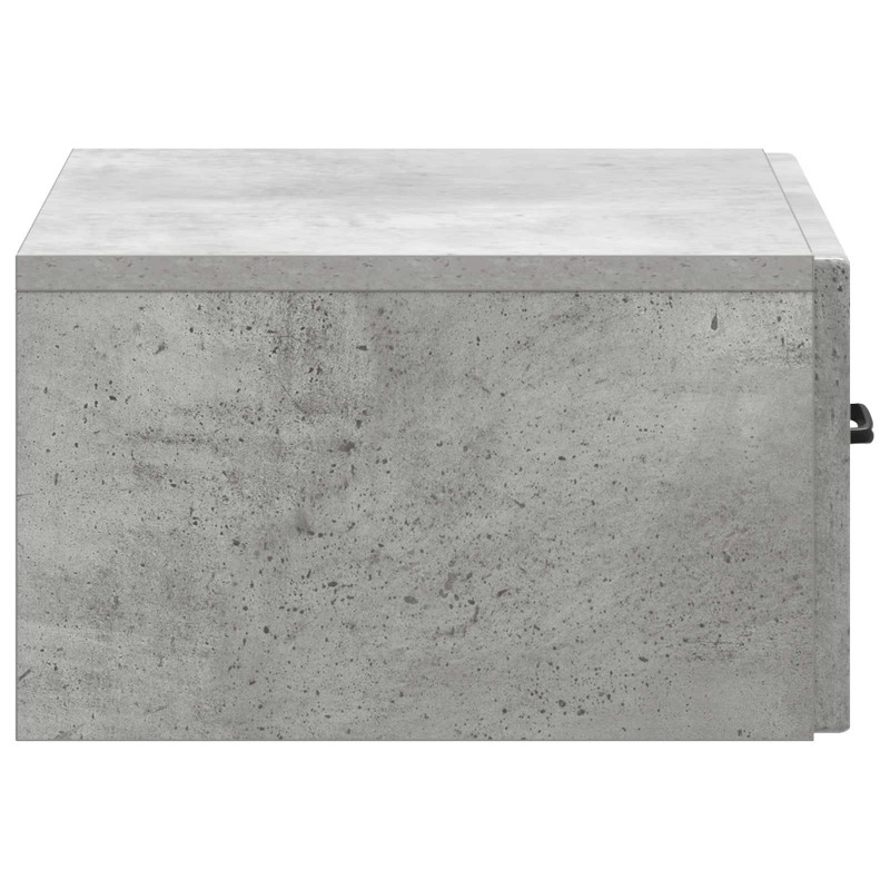 Wisząca Szafka Nocna Betonowy szary 49 x 34,5 x 20 cm