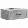 Wisząca Szafka Nocna 2 pcs Betonowy szary 49 x 34,5 x 20 cm