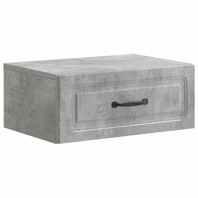 Wisząca Szafka Nocna 2 pcs Betonowy szary 49 x 34,5 x 20 cm