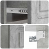 Wisząca Szafka Nocna 2 pcs Betonowy szary 49 x 34,5 x 20 cm