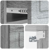 Wisząca Szafka Nocna 2 pcs Szary Sonoma 49 x 34,5 x 20 cm