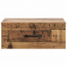 Wisząca Szafka Nocna 2 pcs Stare drewno 49 x 34,5 x 20 cm