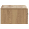 Wisząca Szafka Nocna 2 pcs Dąb artisan 49 x 34,5 x 20 cm