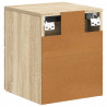 Wisząca Szafka Nocna 2 pcs dąb Sonoma 34,5 x 33 x 40 cm