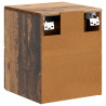 Wisząca Szafka Nocna 2 pcs Stare drewno 34,5 x 33 x 40 cm