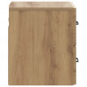 Wisząca Szafka Nocna 2 pcs Dąb artisan 34,5 x 33 x 40 cm